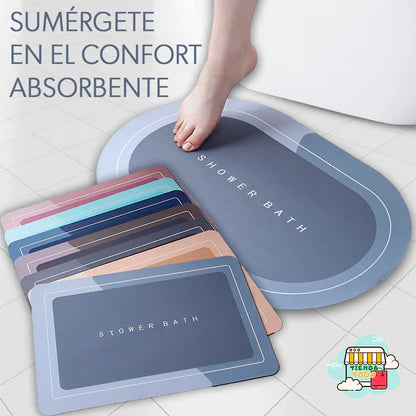 Alfombra Inteligente para Baño Antideslizante y Súper Absorbente